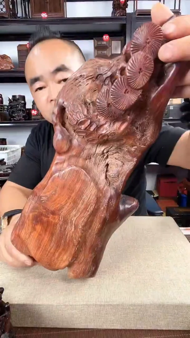 木瑕疵老李红木工艺品