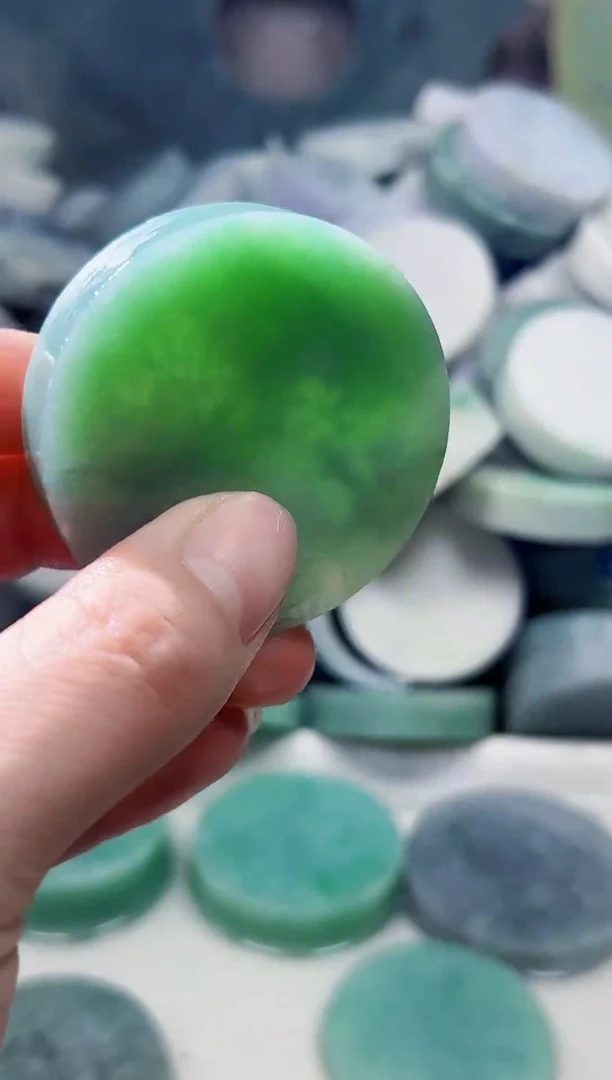 裸石翡翠天然翡翠A货余 南 739