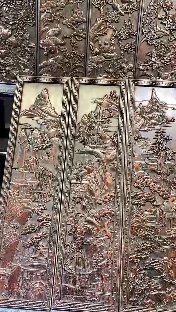 木紫檀雕刻一物一拍