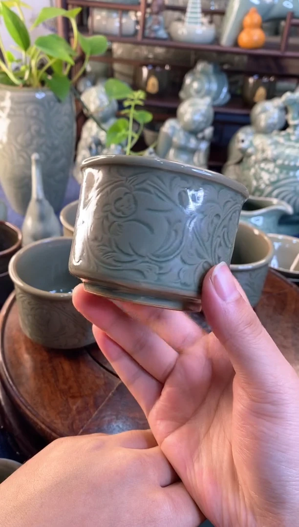 耀州窑瑕疵处理080923 全运【猴子】一个