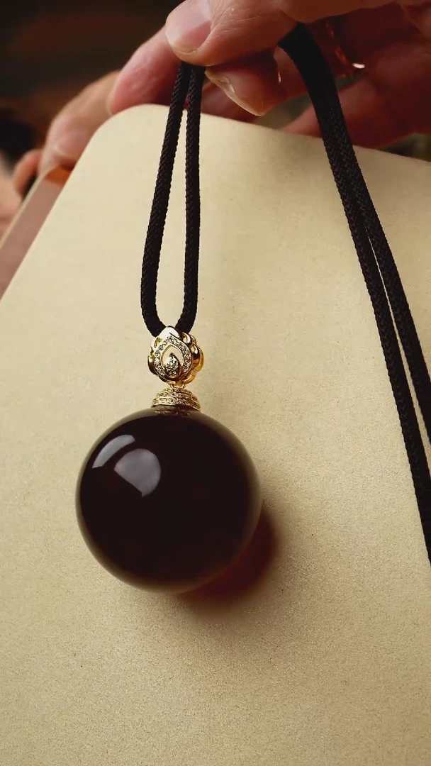 【闪购商品】琥珀颈饰未镶嵌36+紫蜜