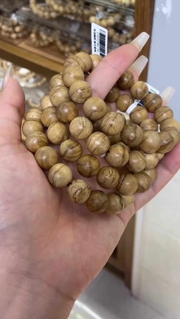沉香手串达拉干圆珠单圈1.3虎皮多样性发其一