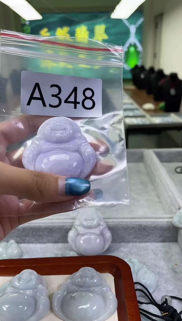 未镶嵌挂件翡翠A348