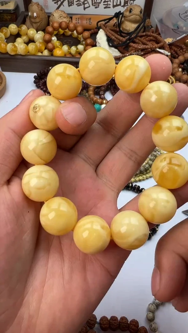 手串蜜蜡未镶嵌蜜蜡手串