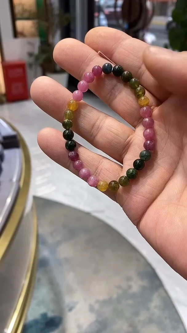 【闪购商品】碧玺手链未镶嵌实体清货