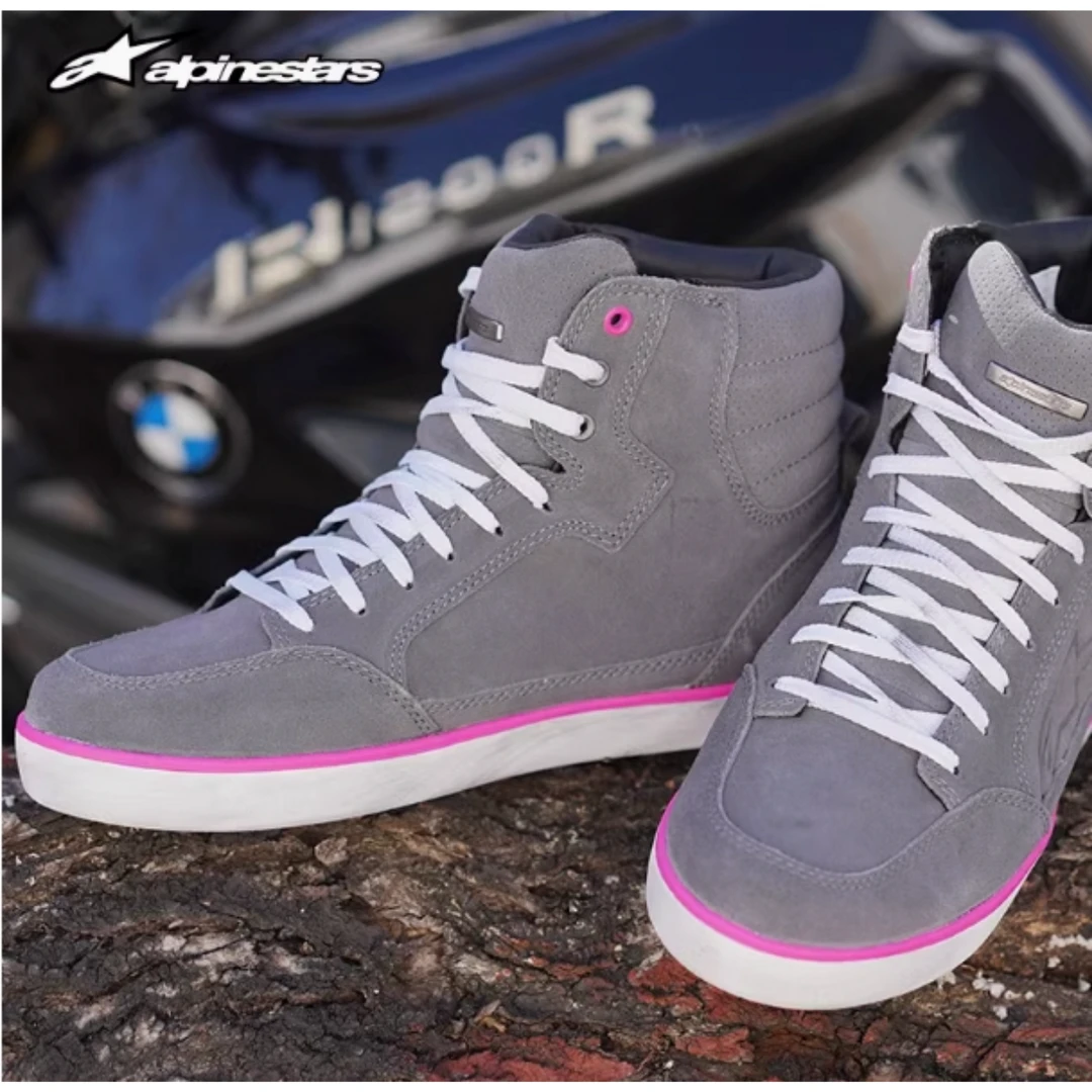 a星alpinestars女士摩托车靴防水休闲骑行鞋骑行靴机车短靴J-6