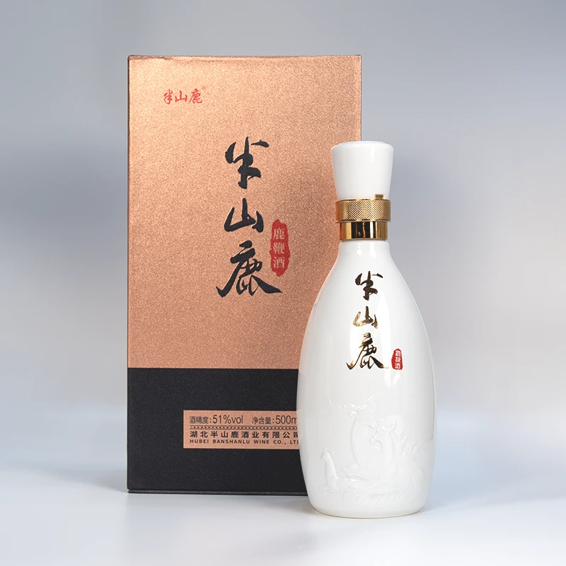 半山鹿鹿鞭酒-自有鹿厂八年陈酿-口感醇厚-送礼佳品51度500ml