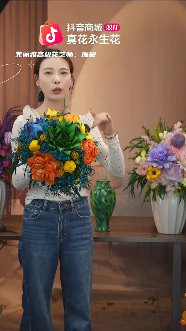 有机玻璃图片款式：   单花束