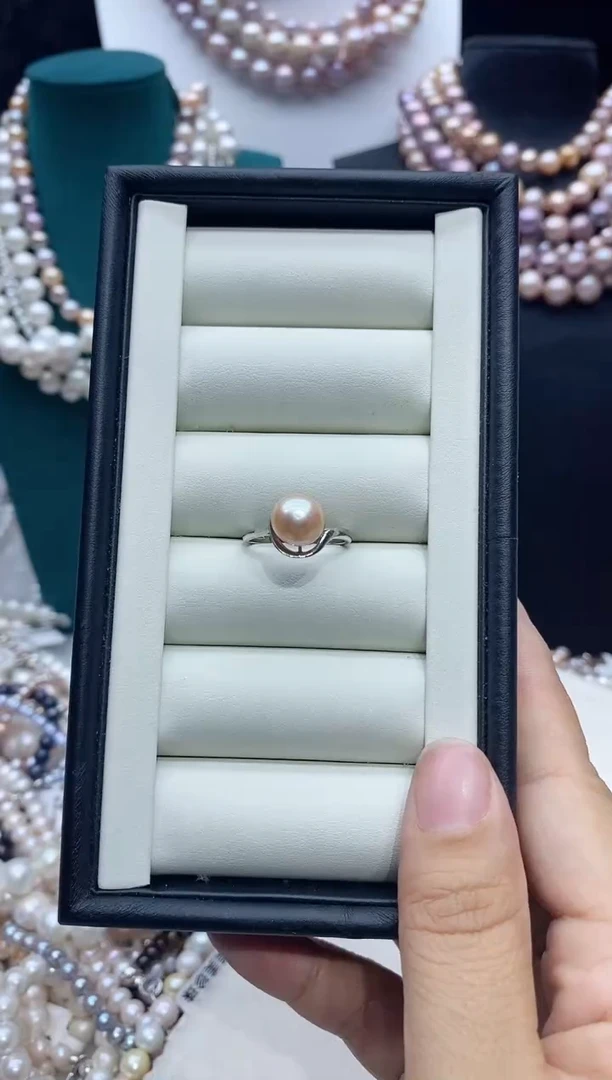 戒指未镶嵌淡水珍珠珍珠戒指