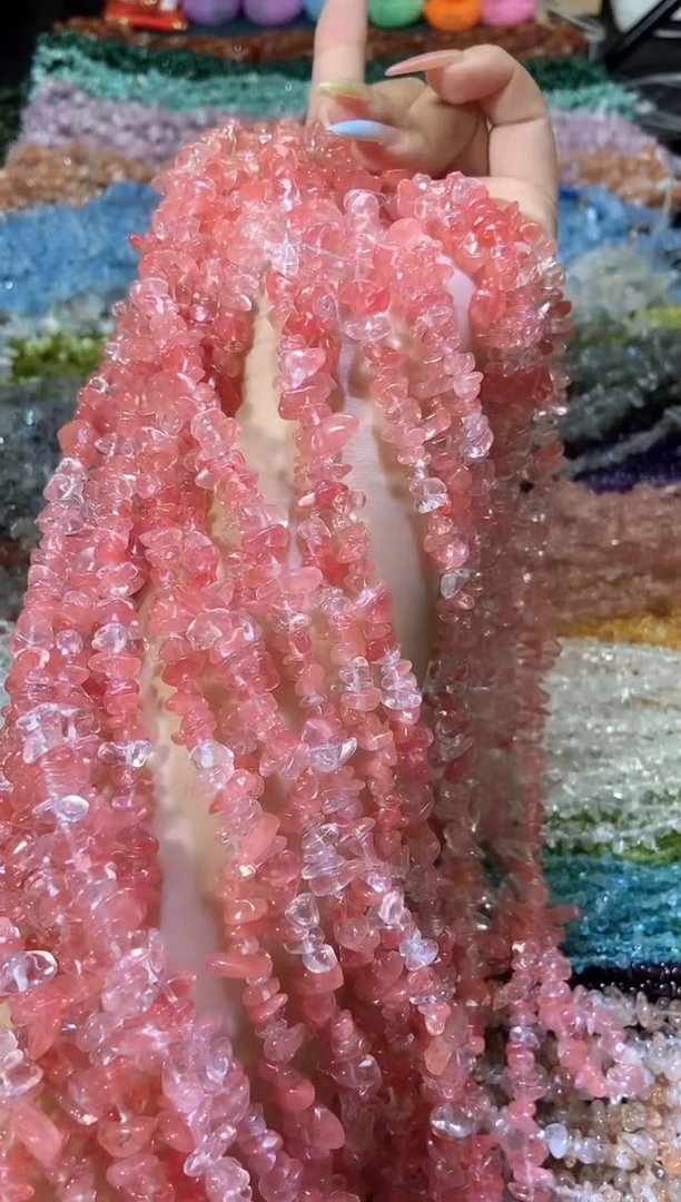 水晶珠宝半成品未镶嵌西瓜晶