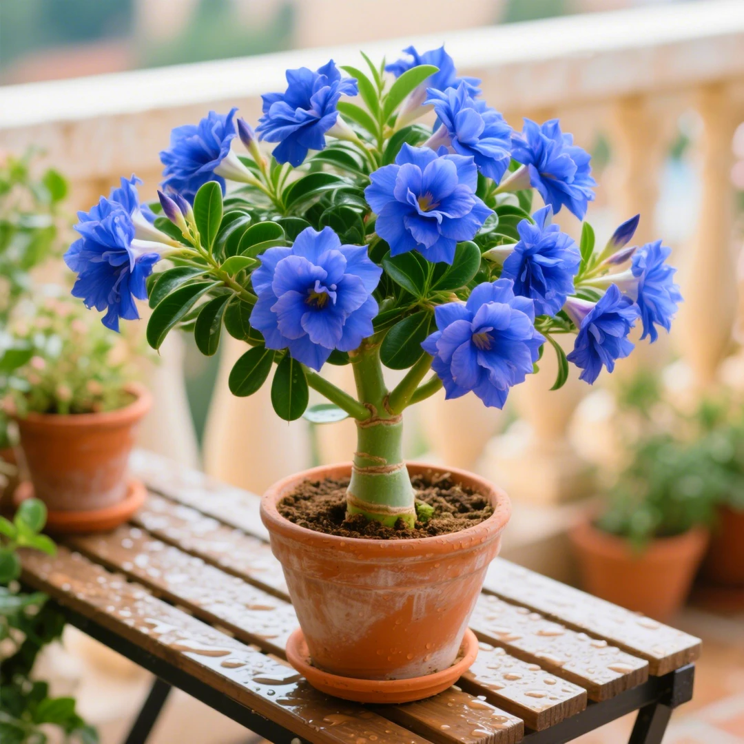 沙漠玫瑰盆栽浓香型老桩树苗室内阳台室外耐旱植物花卉绿植特大号