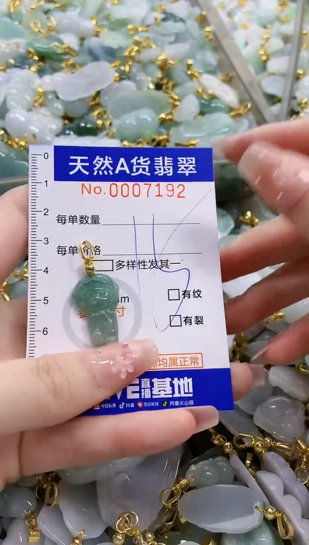 颈饰未镶嵌翡翠天然A货翡翠