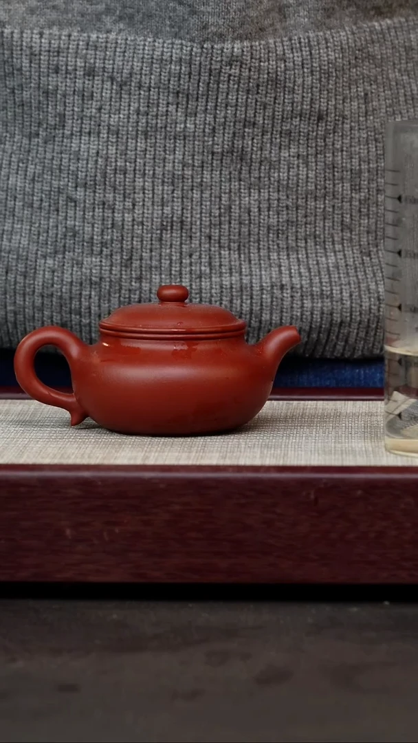 茶杯紫砂朱泥全手仿古