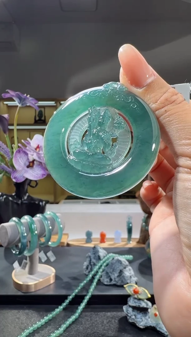 吊坠(不含链)未镶嵌翡翠虚空藏