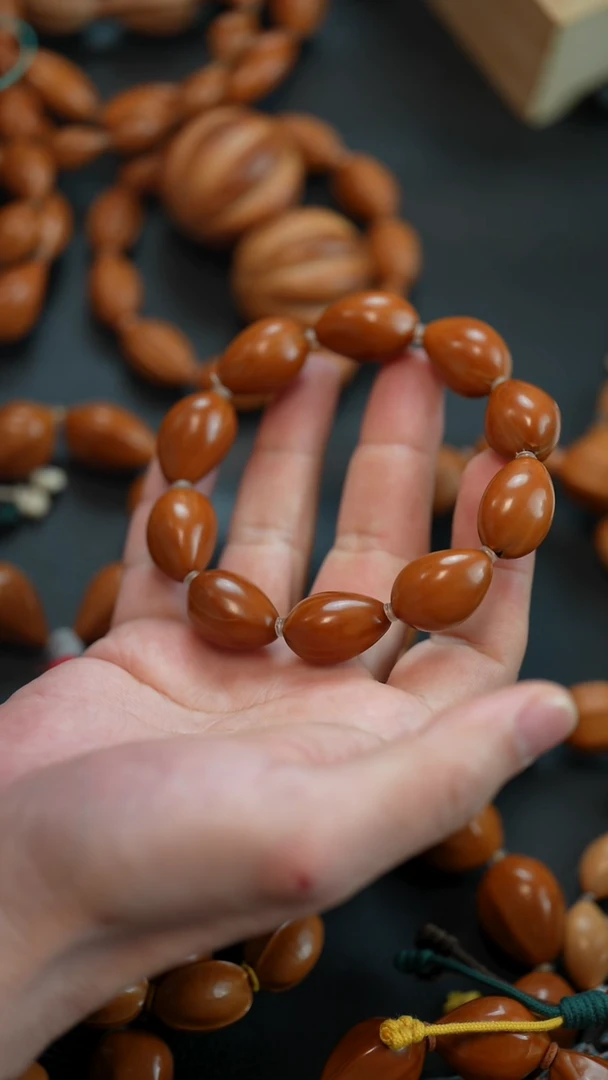 手串/手链橄榄核精抛棕鲨版鹅蛋