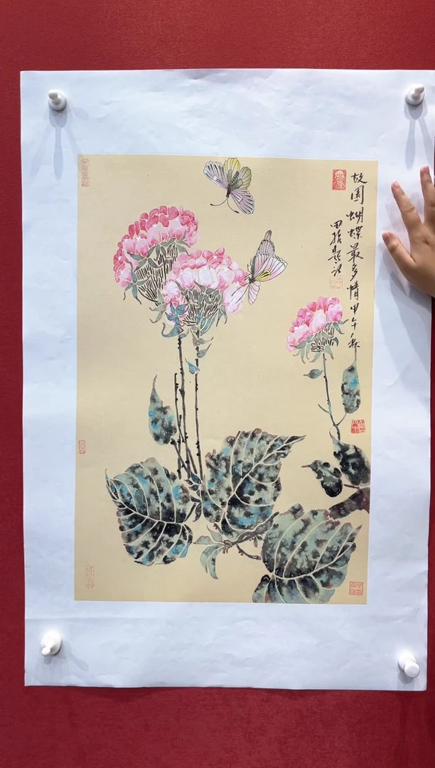 国画田哲老师现场创作 7