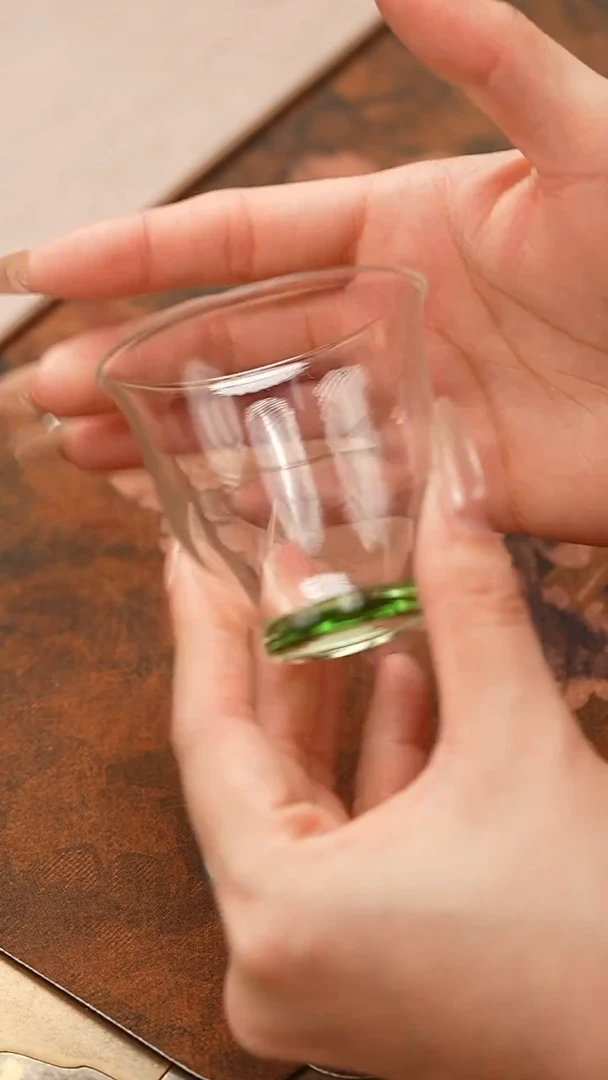 【闪购商品】禾器/晶彩韵杯/湖绿单杯