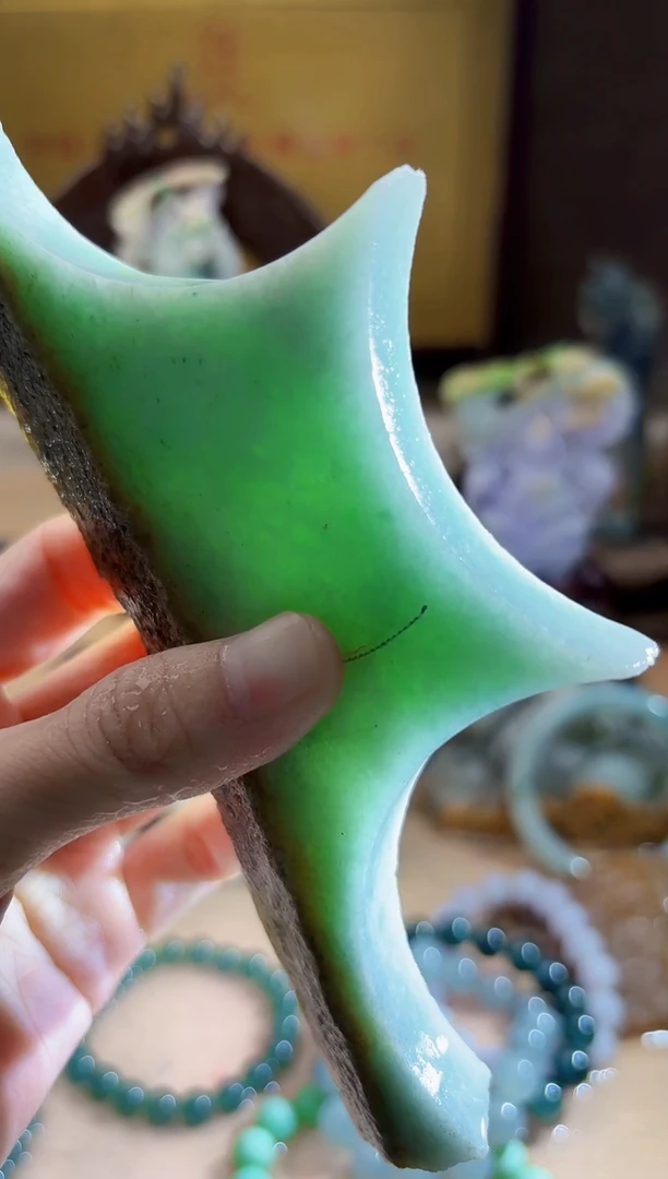 未镶嵌挂件翡翠A货柠优6330