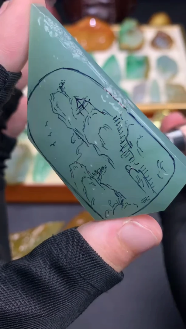 未镶嵌定制翡翠天然翡翠裸石（包工）