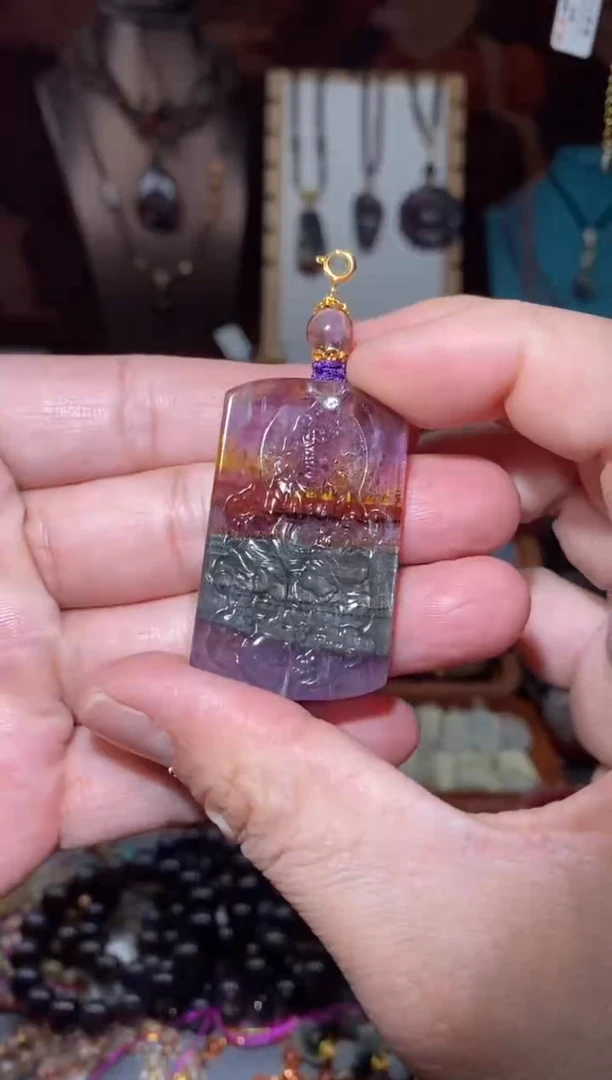 【闪购商品】水晶吊坠未镶嵌极光23