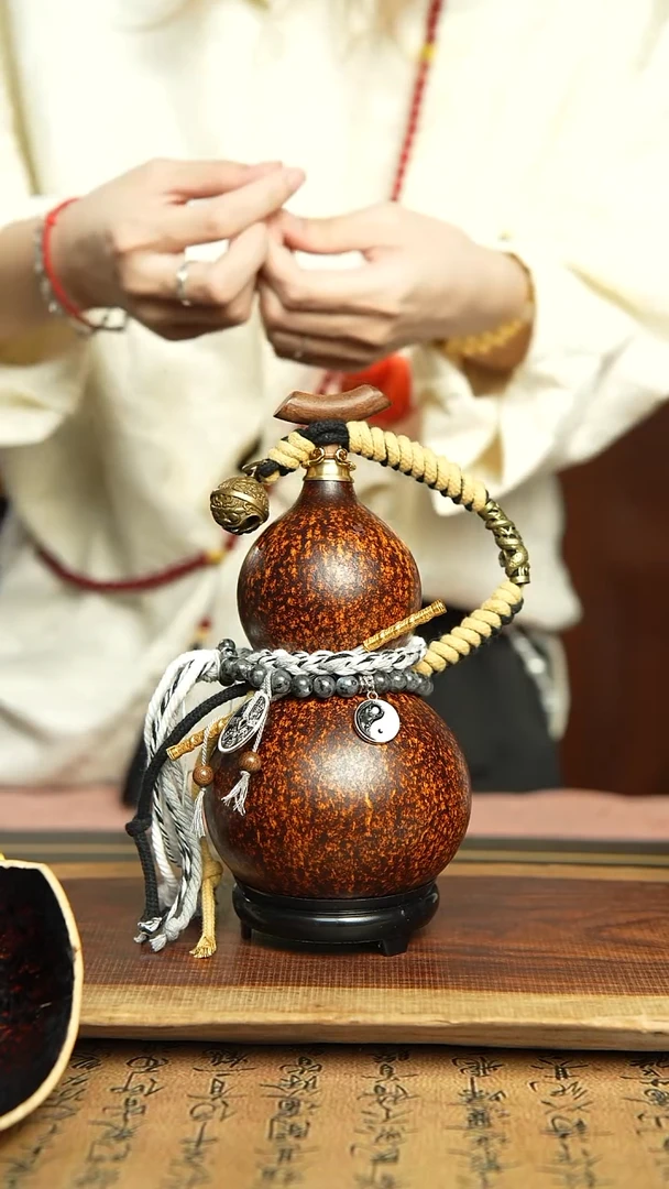 341号600ml左右非遗大漆酒葫芦