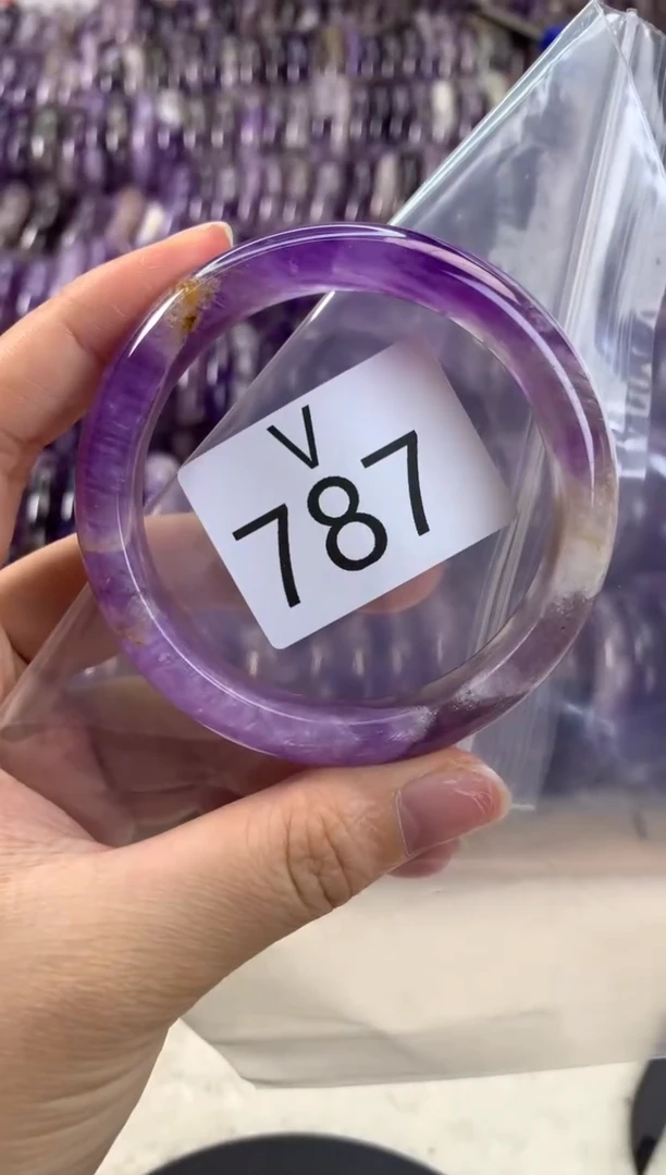 【闪购商品】水晶水晶手镯V未镶嵌787-56