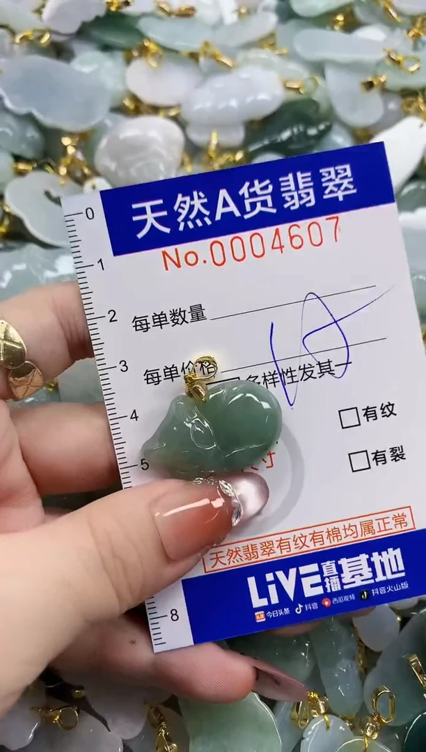 颈饰未镶嵌翡翠天然A货翡翠