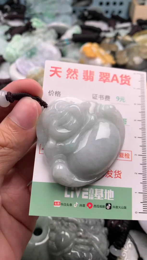 翡翠未镶嵌吊坠(不含链)1