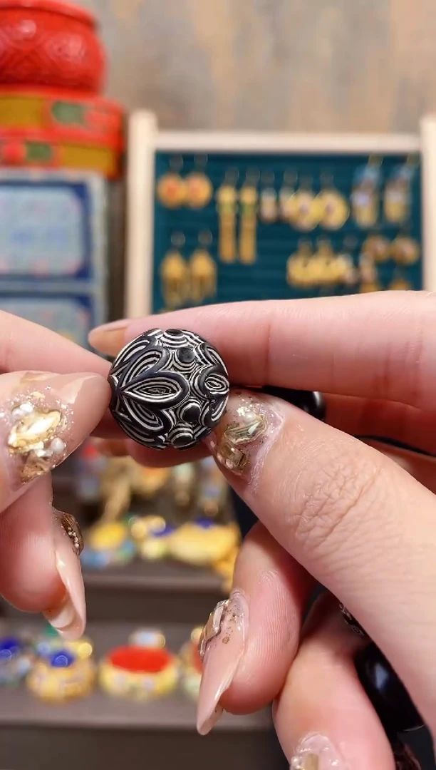 【闪购商品】非遗雕漆精品剔犀单珠