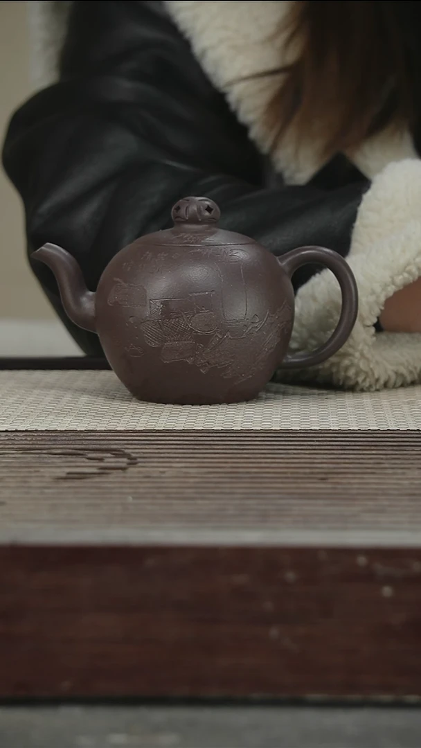 茶壶紫砂16号高工方，350CC