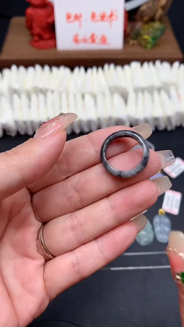 【闪购商品】翡翠戒圈未镶嵌MS155498