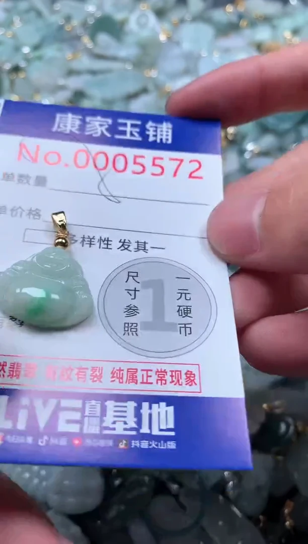 【闪购商品】翡翠吊坠(不含链)未镶嵌5572