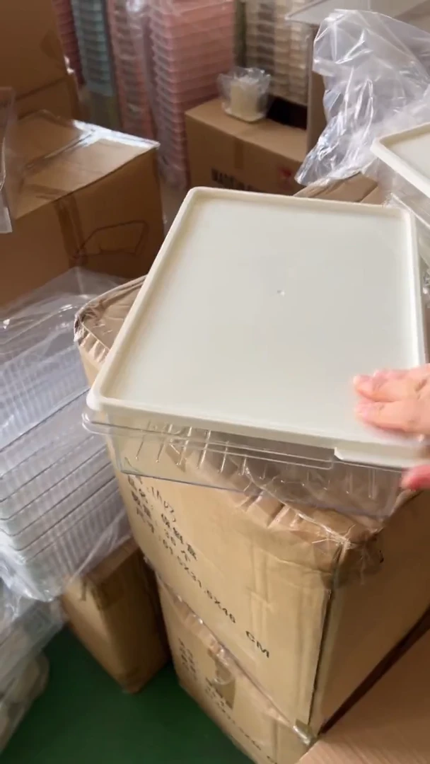 塑料保鲜盒1个扁款大号(3300ml)30*21*8清仓不退不换