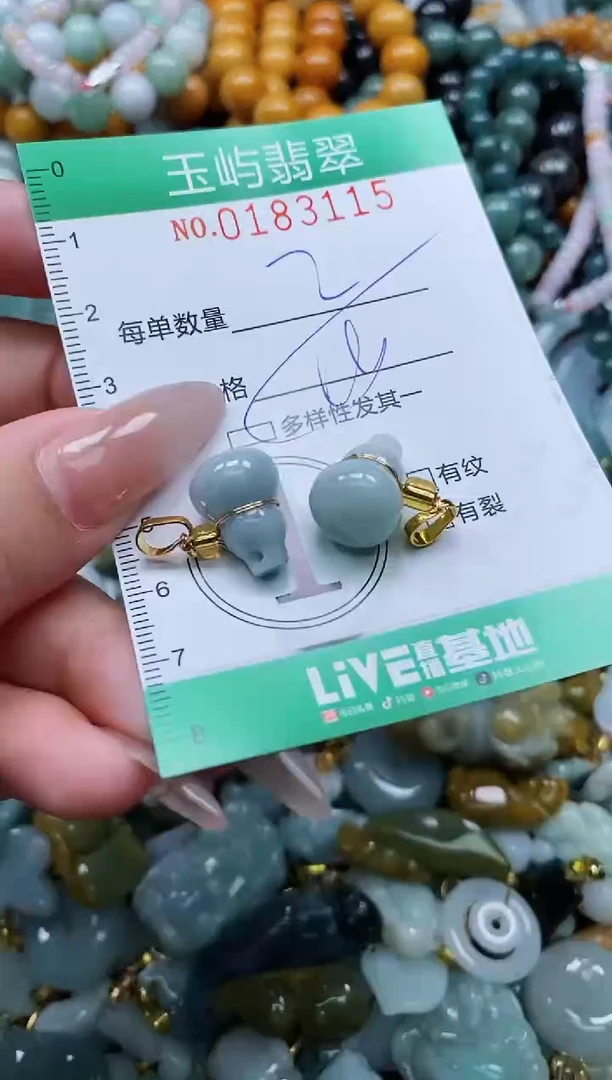 翡翠未镶嵌颈饰闪购0183115多样性发其一