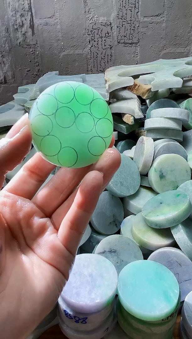 裸石翡翠天然翡翠A货石 南 028