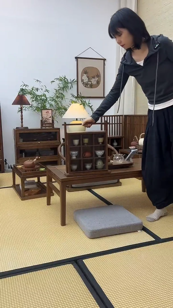 木（非红木类）提梁九宫格