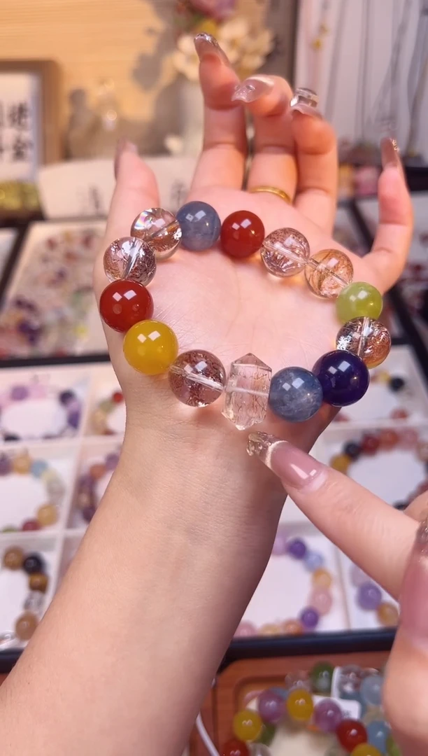 未镶嵌手链水晶青花瓷