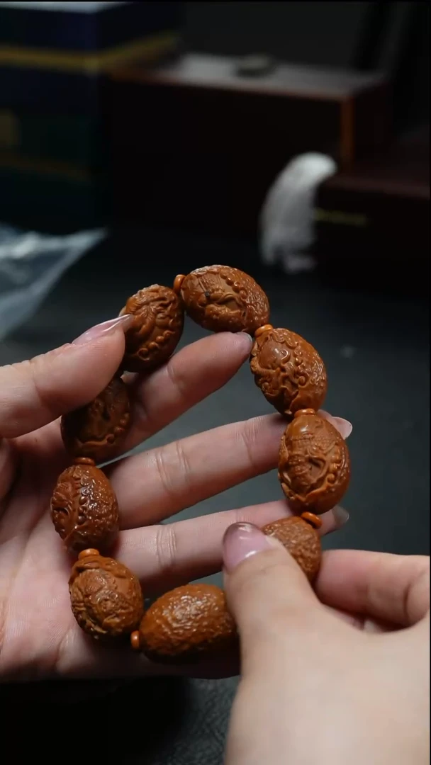 手串/手链橄榄核鱼子精品核文化