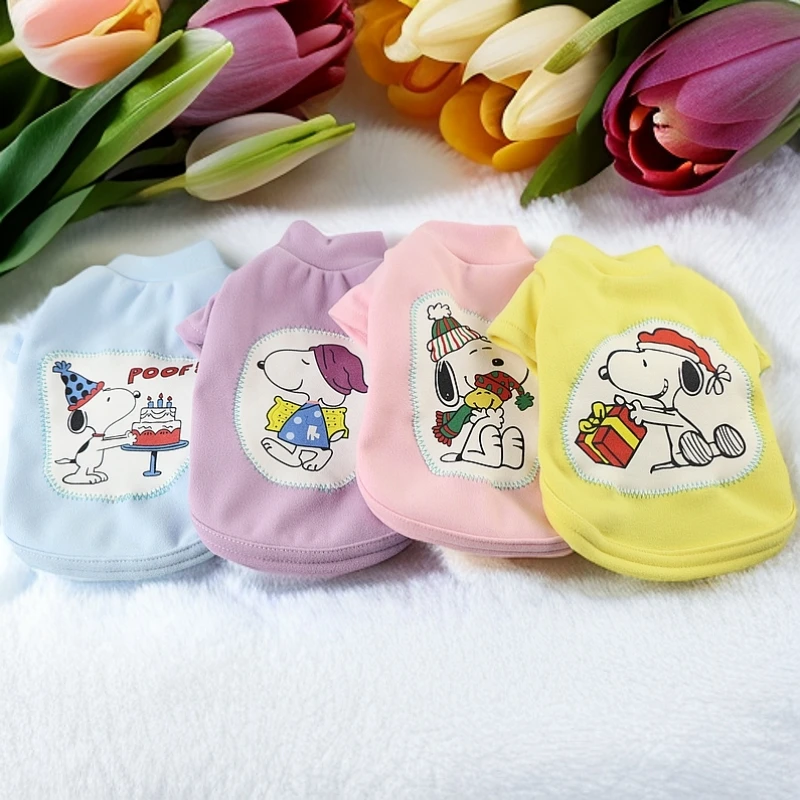 出口外贸日单 秋冬款德绒打底衫 两脚款宠物犬衣服