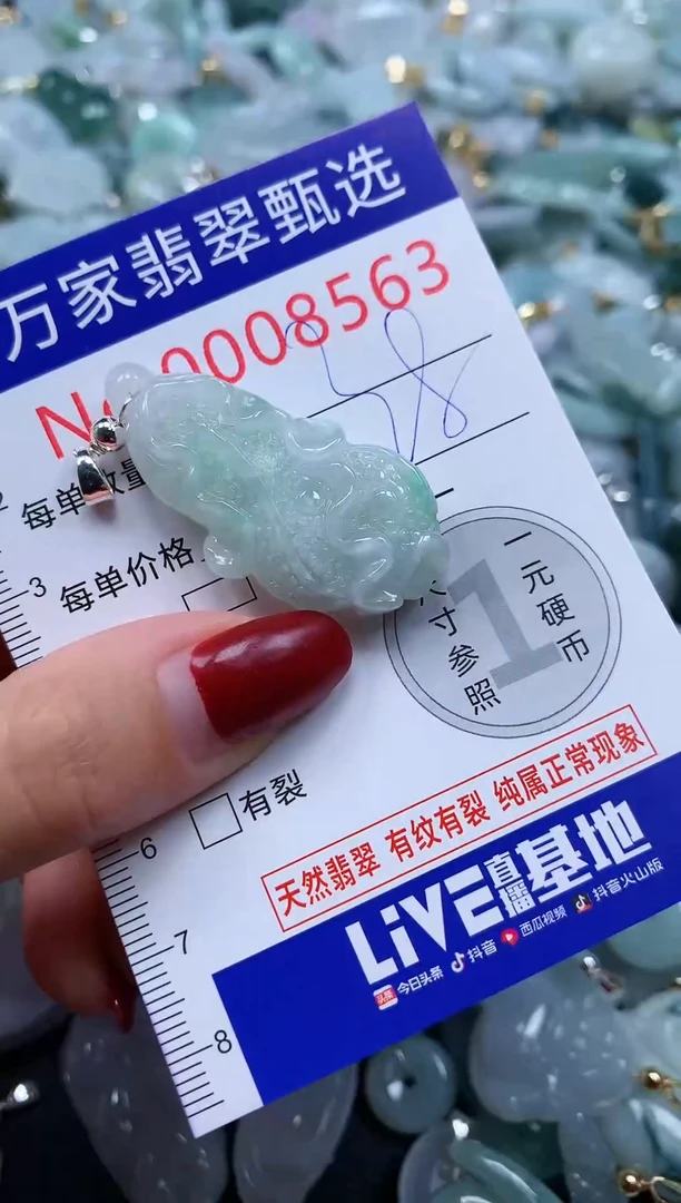 颈饰未镶嵌翡翠8563