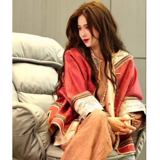 【影柔】外套H36920H新中式精品高级感女款72cm 390g