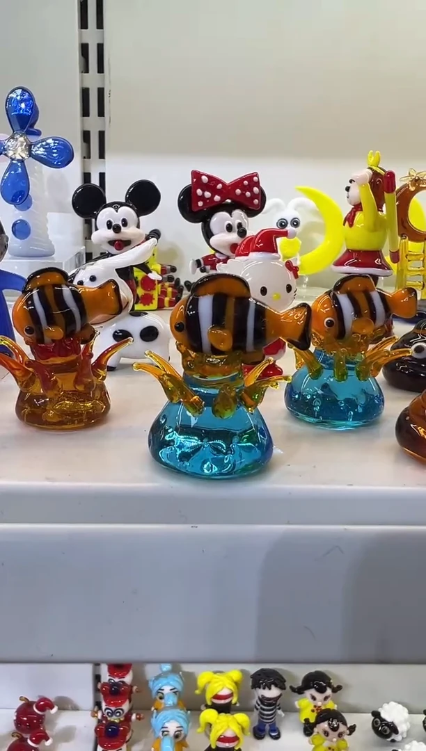 手工艺品琉璃海葵小丑鱼