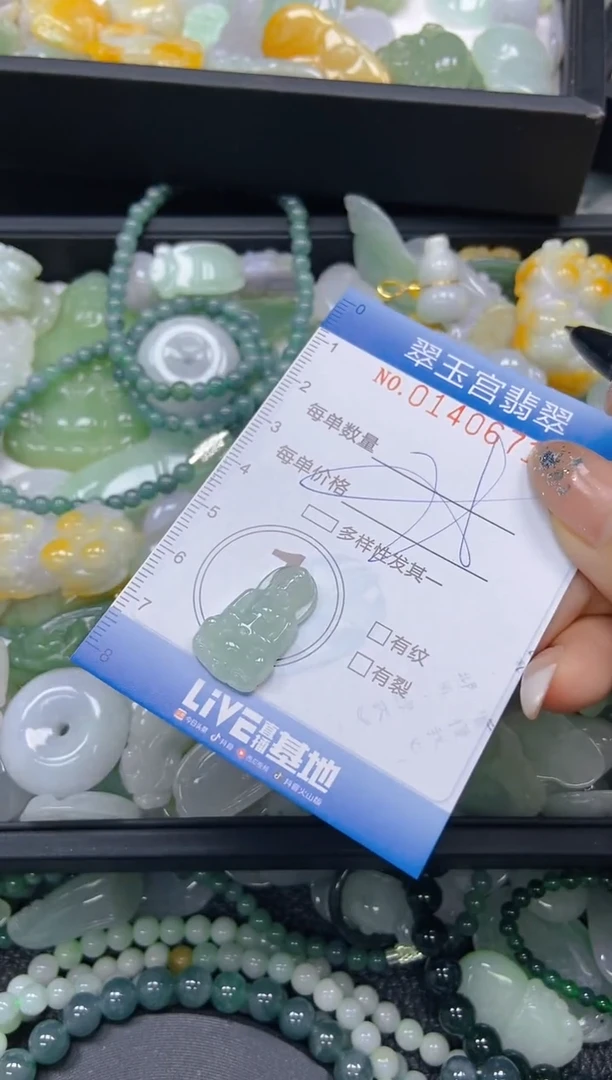 翡翠未镶嵌颈饰闪购0140671