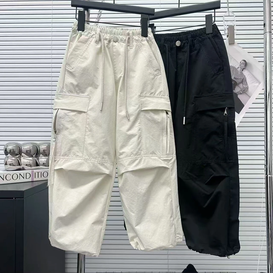 儿童夏季纯棉薄款工装裤2025新款中大童休闲裤时尚百搭潮流韩版