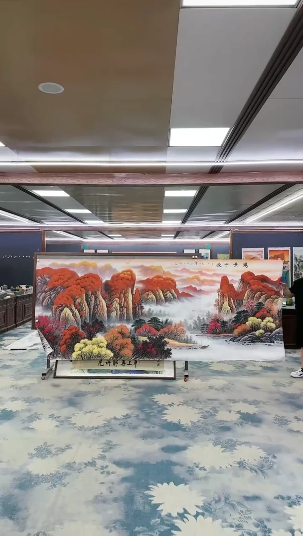国画W-刘雪红-大丈二-山水国画