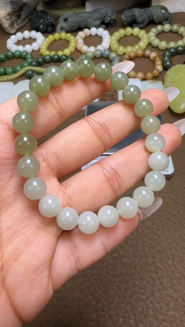 手串未镶嵌和田玉手串