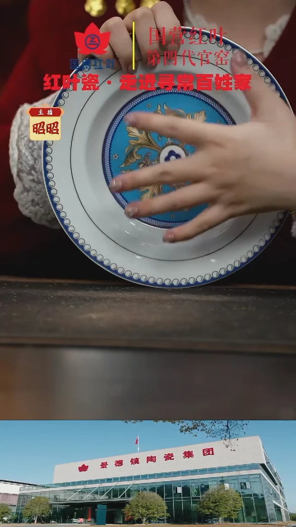 陶瓷2个微瑕富贵鸟8英寸平盘