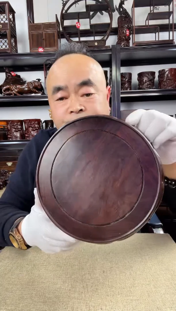 木老李红木工艺品441瑕疵