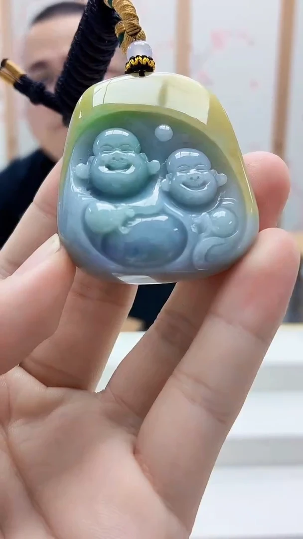 未镶嵌定制翡翠5167bb-毛货挂件31