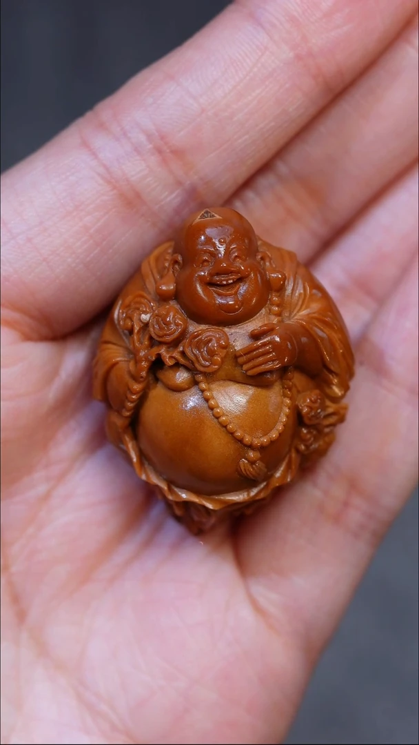 【闪购商品】橄榄核吊坠宋水官弥勒